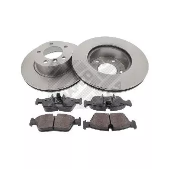 MAPCO 47895 - Kit de disques et plaquettes avant