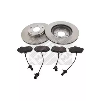 Kit de disques et plaquettes avant MAPCO [47924]