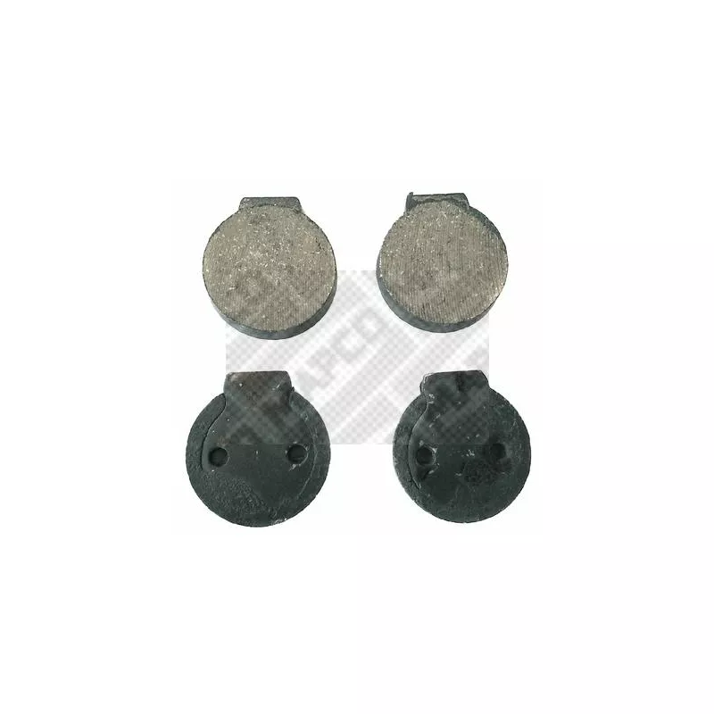 Jeu de 4 plaquettes de frein arrière MAPCO 6115 - Visuel 1