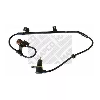 Capteur, vitesse de roue arrière gauche MAPCO [86521]