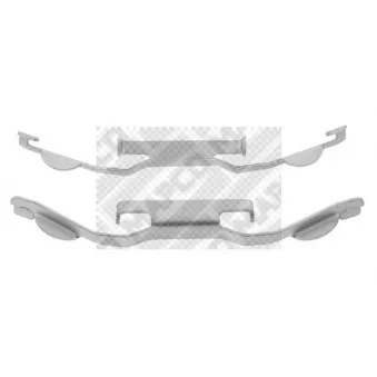 MAPCO 9639 - Kit d'accessoires, plaquette de frein à disque
