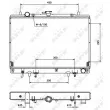 NRF 50002 - Radiateur, refroidissement du moteur