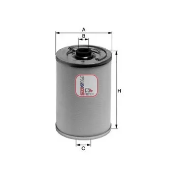 Filtre à carburant SOFIMA OEM 0024866064