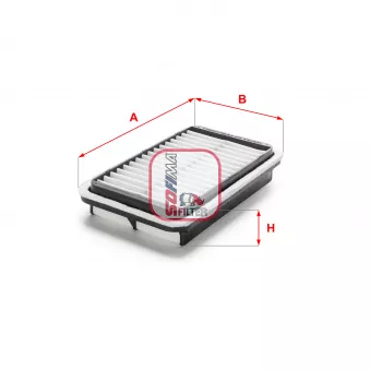 Filtre à air SOFIMA OEM 1378075FU0