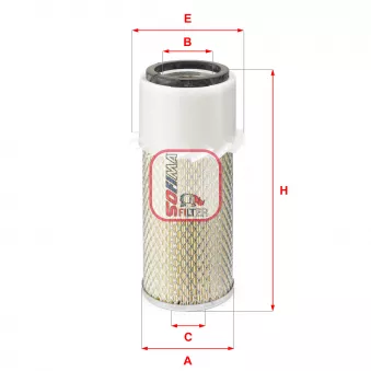 Filtre à air SOFIMA OEM 12142012511
