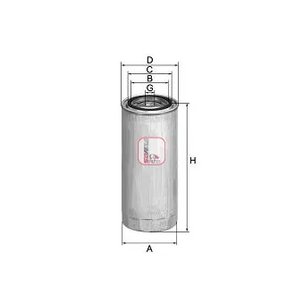 Filtre à carburant SOFIMA OEM 51125030045