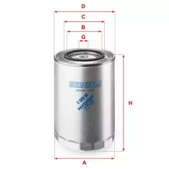 Filtre à carburant SOFIMA OEM 2995711