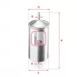 SOFIMA S 1501 B - Filtre à carburant