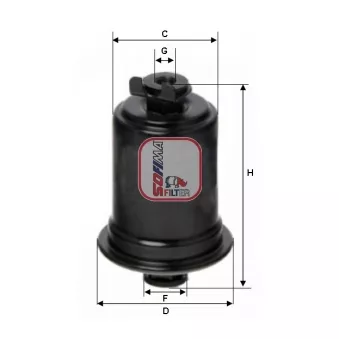 Filtre à carburant SOFIMA S 1522 B