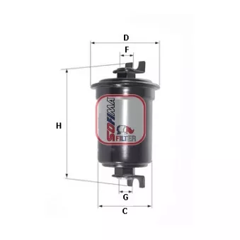 Filtre à carburant SOFIMA OEM MB504752