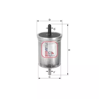 Filtre à carburant SOFIMA OEM 7700843833