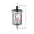 SOFIMA S 1562 B - Filtre à carburant
