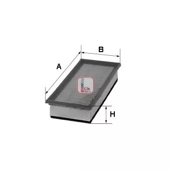 SOFIMA S 1612 A - Filtre à air