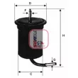 SOFIMA S 1696 B - Filtre à carburant