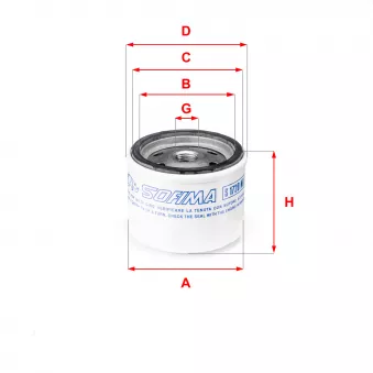Filtre à carburant SOFIMA S 1720 NR