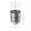 SOFIMA S 1810 NR - Filtre à carburant