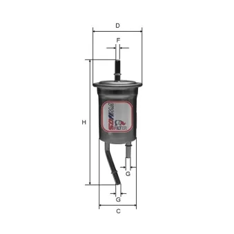 Filtre à carburant SOFIMA OEM 0K30A13480