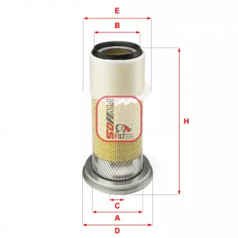 Filtre à air SOFIMA OEM T1950555