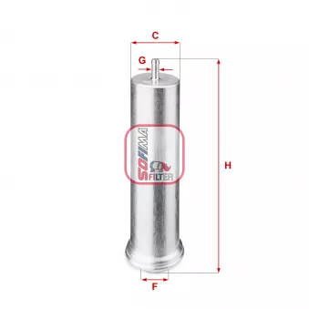 SOFIMA S 1851 B - Filtre à carburant