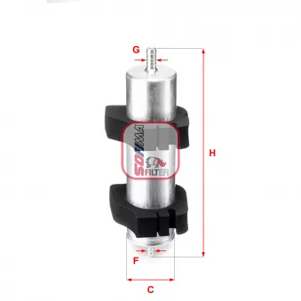 Filtre à carburant SOFIMA OEM 8R0127400