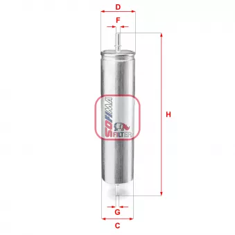 Filtre à carburant SOFIMA OEM WJN000080