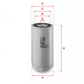 Filtre à carburant SOFIMA OEM 003230164500