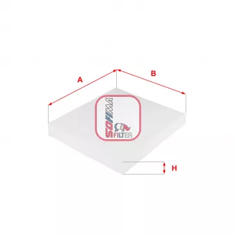 Filtre, air de l'habitacle SOFIMA S 3031 C