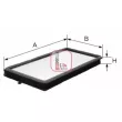 SOFIMA S 3046 C - Filtre, air de l'habitacle