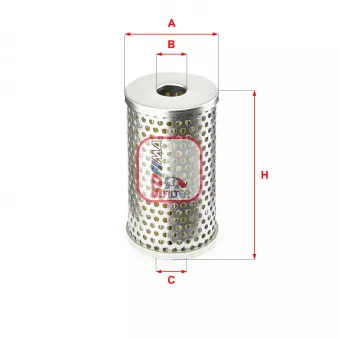 Filtre à huile SOFIMA OEM 93156615