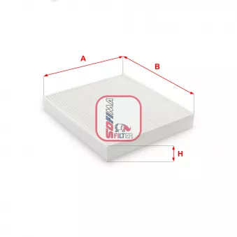 Filtre, air de l'habitacle SOFIMA OEM 93397033