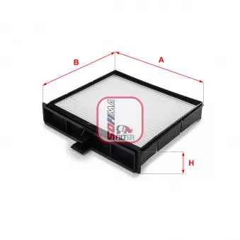 Filtre, air de l'habitacle SOFIMA OEM 272772435R