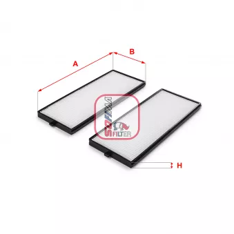 Filtre, air de l'habitacle SOFIMA OEM 976171C001
