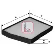 SOFIMA S 3134 C - Filtre, air de l'habitacle
