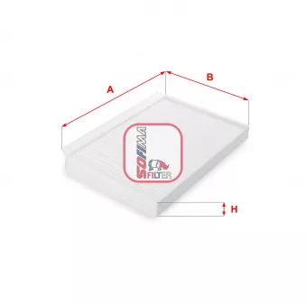 Filtre, air de l'habitacle SOFIMA OEM 971331H000