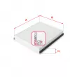 SOFIMA S 3159 C - Filtre, air de l'habitacle