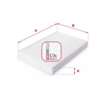Filtre, air de l'habitacle SOFIMA OEM 500086267