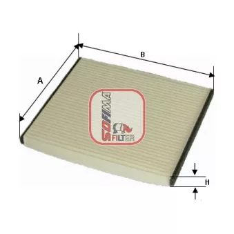 SOFIMA S 3184 C - Filtre, air de l'habitacle