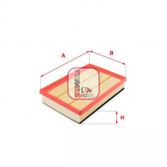 Filtre à air SOFIMA OEM 55184943
