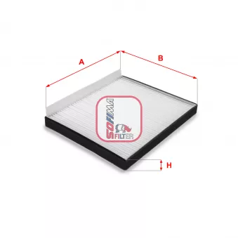 Filtre, air de l'habitacle SOFIMA OEM 971331E100