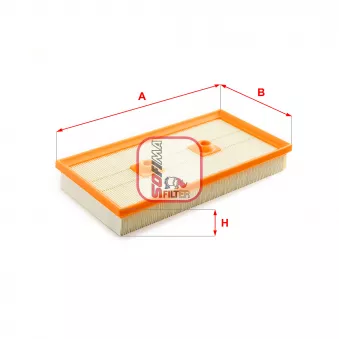 Filtre à air SOFIMA OEM 03C129620B