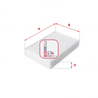 Filtre, air de l'habitacle SOFIMA OEM 272771KA4A
