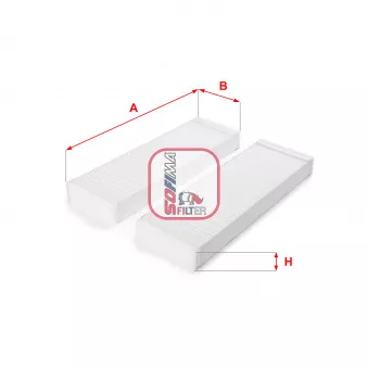 Filtre, air de l'habitacle SOFIMA OEM 4F0819439