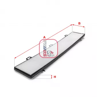 Filtre, air de l'habitacle SOFIMA OEM 64316962551