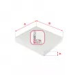 SOFIMA S 3246 C - Filtre, air de l'habitacle