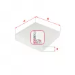 SOFIMA S 3256 C - Filtre, air de l'habitacle