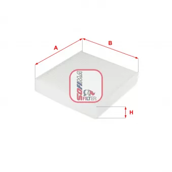 Filtre, air de l'habitacle SOFIMA OEM 272889739R