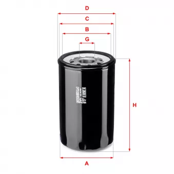 Filtre à huile SOFIMA OEM 51055017161