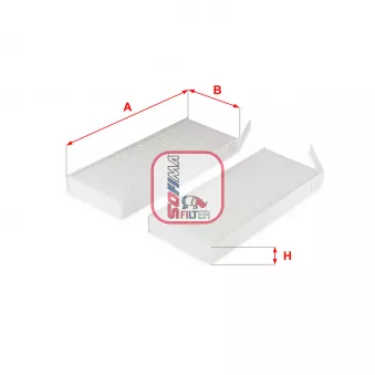 Filtre, air de l'habitacle SOFIMA OEM 272771205R