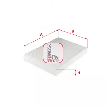 Filtre, air de l'habitacle SOFIMA OEM 31407747