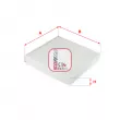 SOFIMA S 3315 C - Filtre, air de l'habitacle